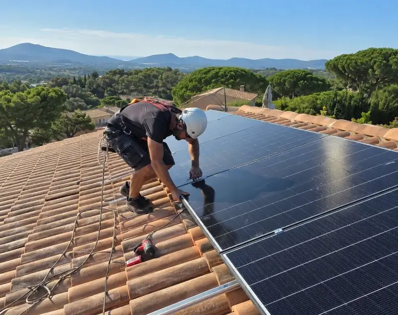 Installateur panneaux solaires Péret — pose photovoltaïque sur toiture